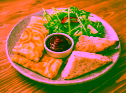 Egg roll with Sulguni cheese