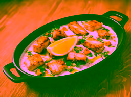 Salmon in Walnut souce (Bazhe)
