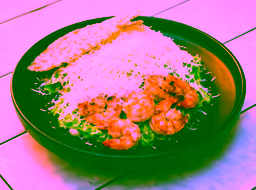 Caesar with shrimp