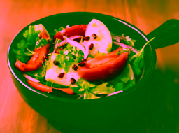 Georgian salad with Kakhetian oil