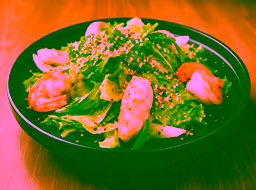 Asian seafood salad