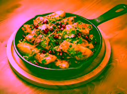 Ojakhuri with chicken