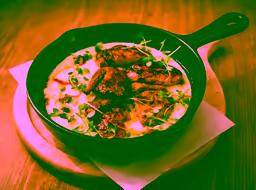 Georgian chicken Shkmeruli in creamy garlic sauce