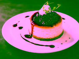 Cheesecake with Cherries and Liquorice Sauce